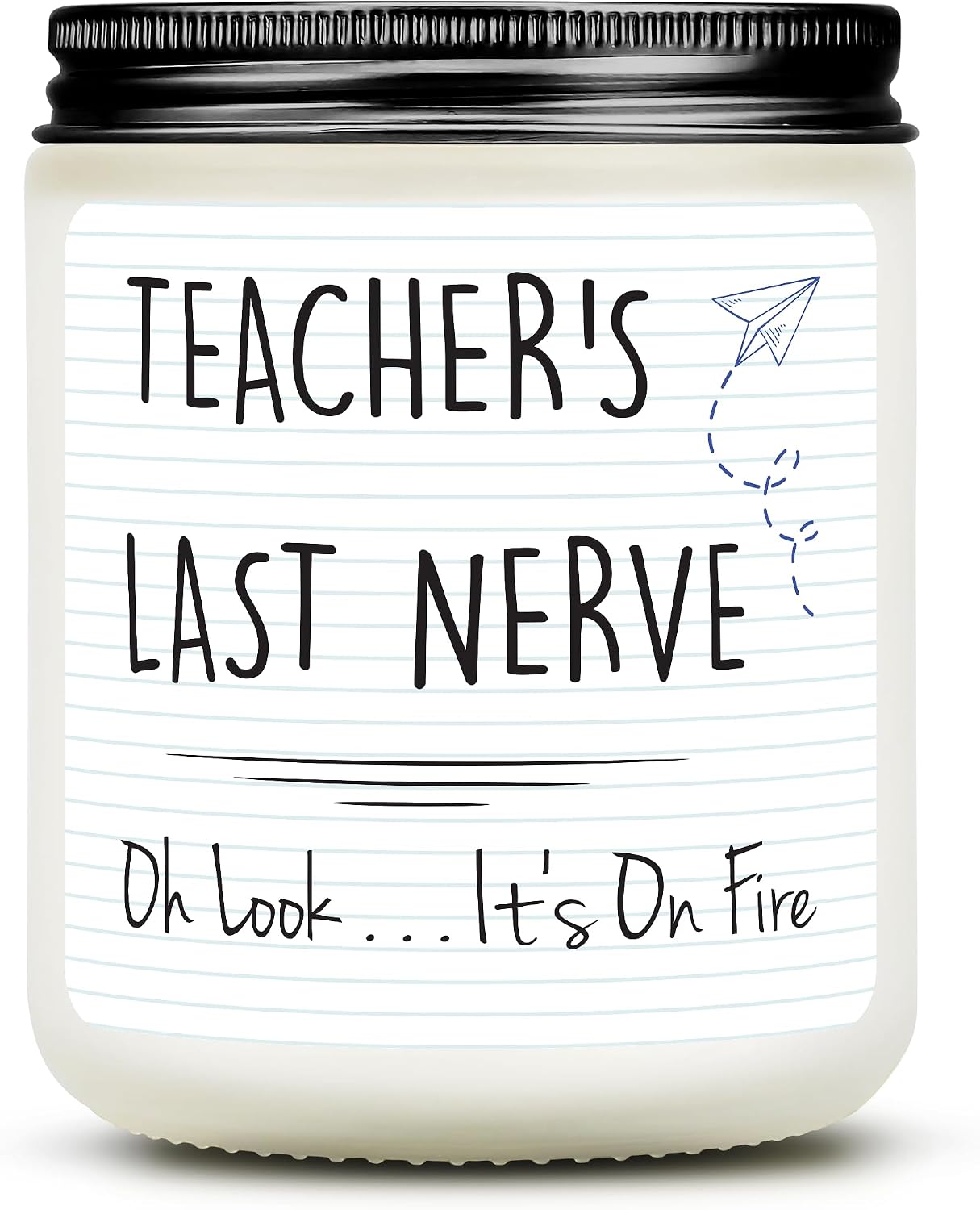 Teacher Appreciation Gifts, Gifts for Teachers, 7 OZ Soy Wax Lavender Jar Candles