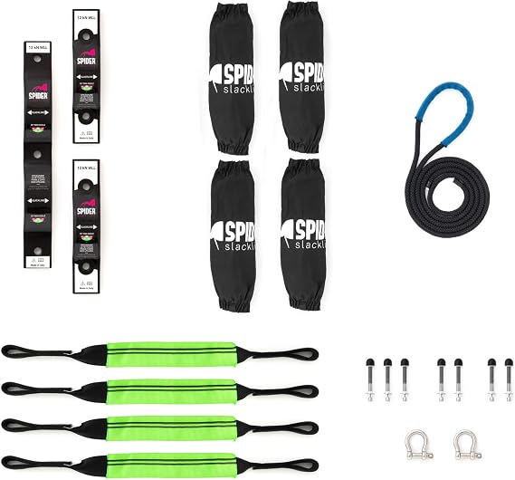 Slackline Wall Plate - Indoor Kit (1x Double Plate + 2x Single Plate)