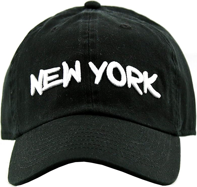 Newhattan New York 3D Embroidery Unisex Baseball Adjustable Cotton Polo Trucker Cap Dad Hat Headwear