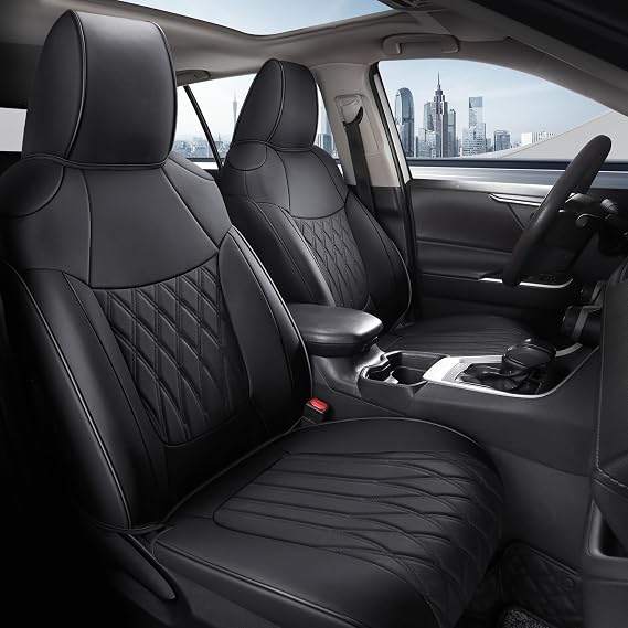 for Toyota RAV4 Custom Fit Leather Seat Covers Full Set