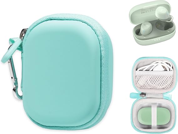 getgear case for TOZO A1 Mini Wireless Earbuds Bluetooth 5.3 in Ear Light-Weight Headphones Built-in Microphone (Mint)