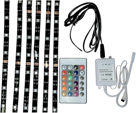 Brite-Lites BL-RGBLEDM LED STRIP KIT 6PC KT MULTI RMT