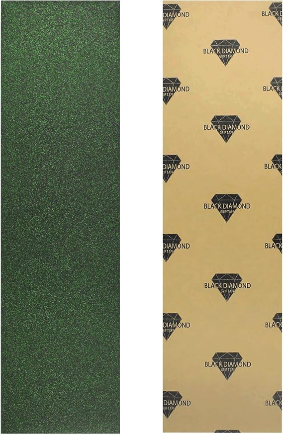 Black Diamond 9" x 33" Glitter Skateboard Grip Tape (Single Sheet)