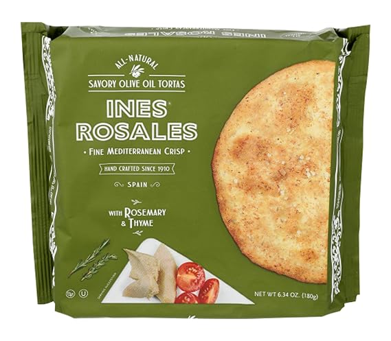 Tortas de Aceite by Ines Rosales - Rosemary and Thyme (6.34 ounce)