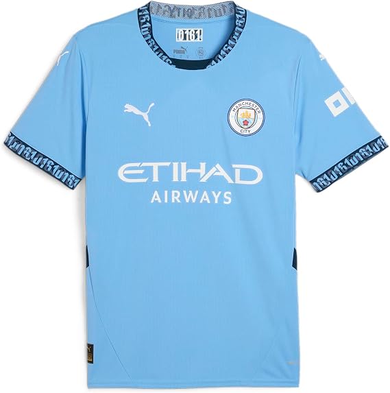 Puma Manchester City Home Jersey 2024/25 Season - Replica - Men - Team Light Blue - Size: L