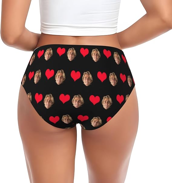 Bulk Custom Underwear Add Your Text Photo Popular Personalized Funny Briefs Fashion Custom Underwear Customizable Face Briefs