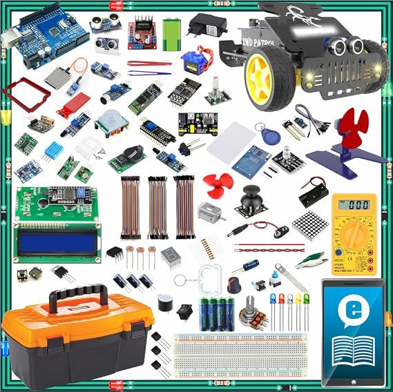 Arduino ile Uyumlu Süper Full Profesyonel Set 138 Parça 375 Adet