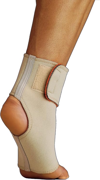 Thermoskin Ankle Wrap, Thermal Support, Beige, Small