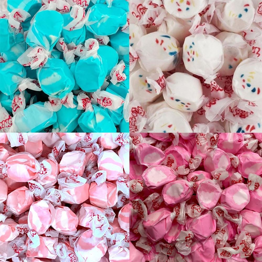 Cherry, Blueberry, Bubblegum & Frosted Cupcake Flavoured Sweets - Individually Wrapped - tfy 300g, Mixed