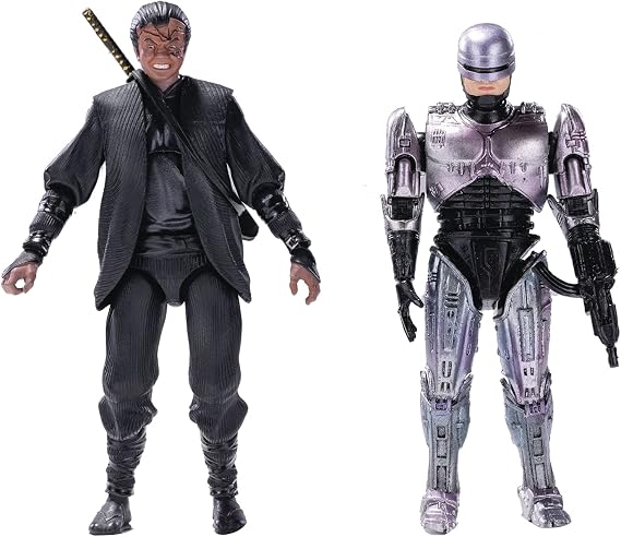 Hiya Toys Robocop 3: Robocop vs Otomo PX Edition 1:18 Scale Exquisite Mini Action Figure Two-Pack, Multicolor