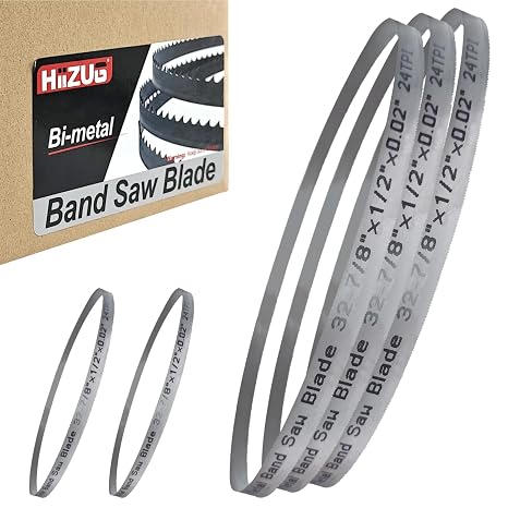 32-7/8 Inch Bandsaw Blades 24 TPI (5 Pack) for Dewalt DCS370B DCS371B DCS371P1 Portable Band Saw DW3984C Replace Blade Makita XBP03Z Stout STX-50 Ryobi P590, 32-7/8" x1/2" x0.02" 24TPI