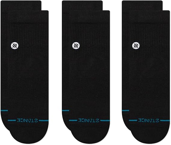 Stance Icon Quarter Socks 3-Pack for Men and Women