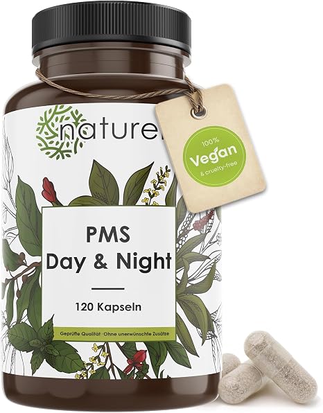 Hormon Balance PMS Kapseln – 120 Kapseln für 60 Tage – Day & Night Fem Komplex – Female Balance & Hormone Harmony – Für Frauen -Alternative zu Hormonella