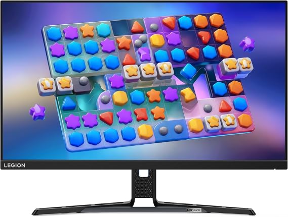 Lenovo Legion Y27h-30 Monitor - Gaming Monitor - 27" QHD Display - Overclock 180z Refresh Rate Artery Software - AMD FreeSync Premium - 0.5ms MPRT - Raven Black Near Edgeless Design