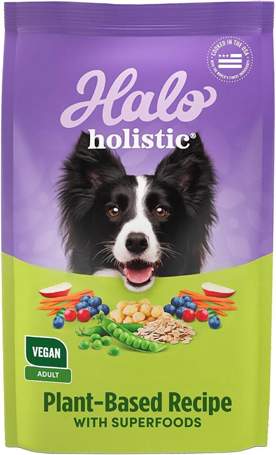 Halo Vegan Adult Dry Dog Food, Plant-Based