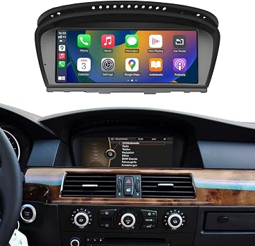 2026 Upgraded 8.8-Inch Wireless CarPlay & Android Auto Touchscreen Radio for BMW 3/5 Series (2008-2013), Compatible with CIC System E60 E61 E90 E91 E92 E93