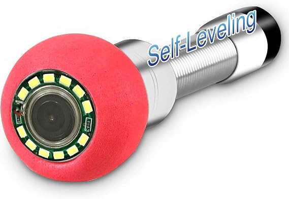 Anysun Self Leveling Sewer Camera Head, IP68 Waterproof HD Camera Head with 12pcs Adjustable LEDs, 22-23mm Size(Replacement only for Anysun, HBUDS)