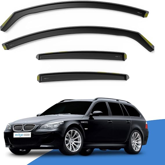 EdgeVisors Wind Deflectors for BMW Series E61 Touring 5 Door Estate 4pc