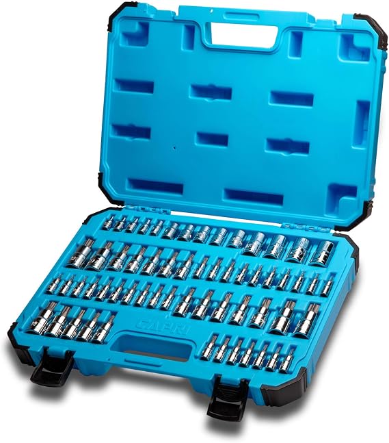 Capri Tools CP30031 Master Torx Star Socket Set, 60-Piece, Silver