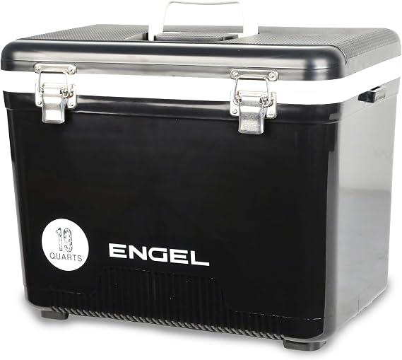 Engel 19qt Leak-Proof, Air Tight, Drybox Cooler and Small Hard Shell Lunchbox for Men and Women