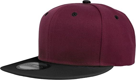 Gelante Snapback Hats for Men - Flat Bill Brim Baseball Cap Hat - Plain Blank Adjustable