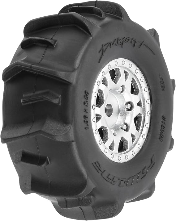 Pro-line Racing Dumont F/R Tires Mounted 12mm Hex Black Impulse 4 for Arrma Mojave Grom PRO1030910