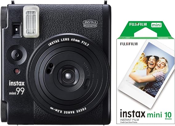 Instax Mini 99 Siyah Fotoğraf Makinesi ve 10'lu Film