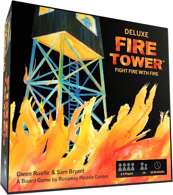 Runaway Parade Games Fire Tower Board Game Deluxe Edition