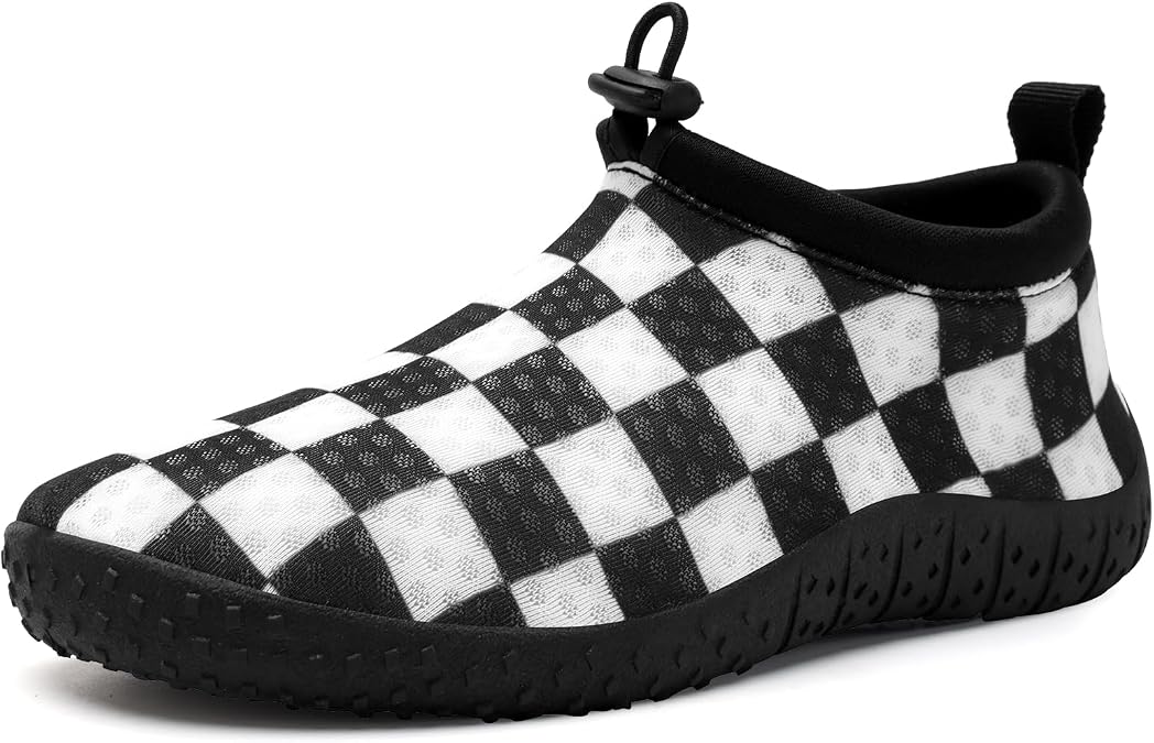 WateLves Toddler Water Shoes Kids Boys and Girls Quick Dry Lightweight Non-Slip Aqua Swim Socks with Flexible Thick Sole for Beach, Pool, Surfing