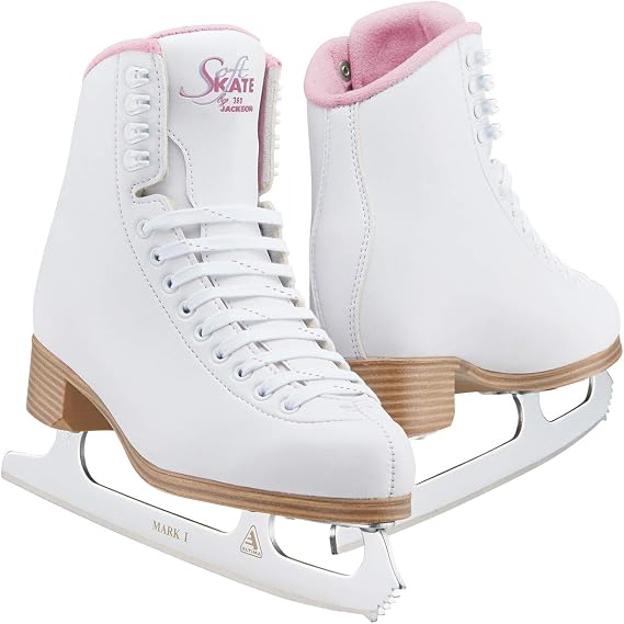 Jackson Ultima SoftSkate 380 Womens Ice Skates for Women/Kids | Comfortable Figure Skates for Ice Skating & Recreational Figure Skating, Ice Skates for Kids/Toddler Ice Skates-Medium Width