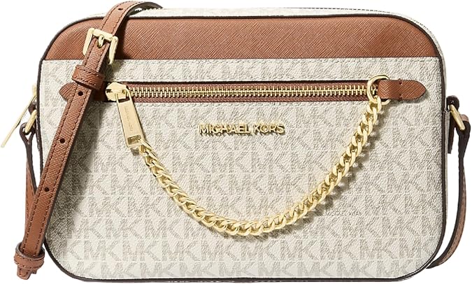 Michael Kors JET SET ITEM EW Zip Chain Crossbody Large