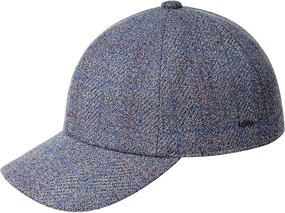Bailey 1922 Nesbit Baseball Cap - Navy Multi Plaid/XL Baseball & Sport Caps