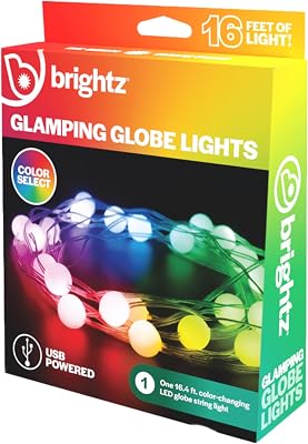 Brightz Camping Tent Light String - RGB