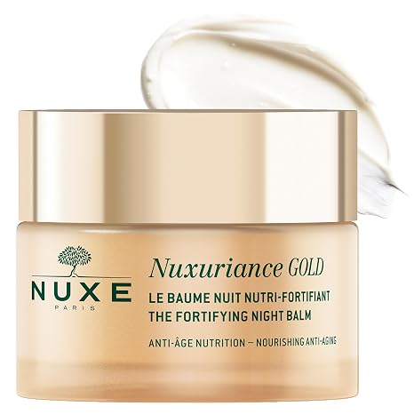 NUXE Nuxuriance Gold Night Cream, Shea Butter and Hyaluronic Acid, 1.7 Oz