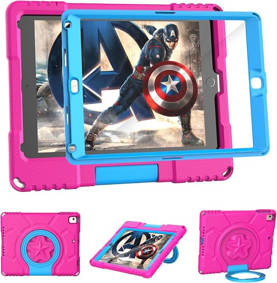 TrendGate iPad 9.7 Case for Kids - iPad 6th/5th Generation 2018/2017 - Pink