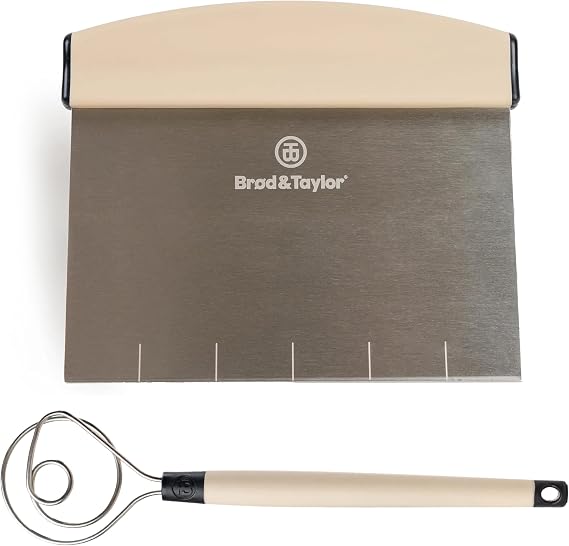 Brod & Taylor Dough Whisk + Bench Knife (Bundle)