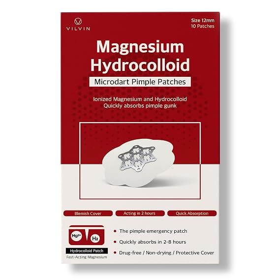 Magnesium Microdart Pimple Patches for Early-Stage Acne 10ct 12mm