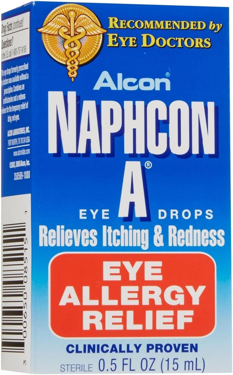Naphcon-A Allergy Relief Eye Drops - .5 fl oz