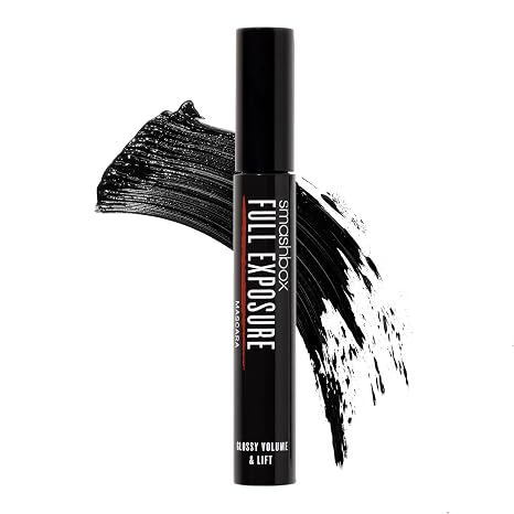 Smashbox Full Exposure Mascara | Volume and Length Mascara for Intense, Defined Lashes | Large Tapered Brush, 0.38 Fl Oz