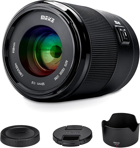 Meike 50mm F1.8 Full Frame STM Auto Focus Prime Lens for Nikon Z Mount Mirrorless Cameras: Z30, Z50, Z5, Z6, Z7, Z6II, Z7II, Z9, Zfc