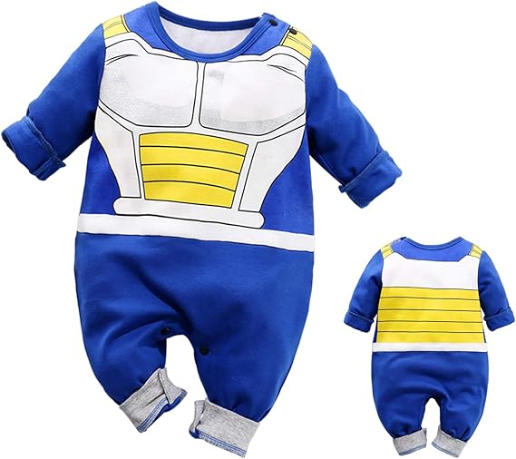 YFYBaby Newborn Baby Boys Clothes Infant Long Sleeve Romper Cosplay Cartoon Onesie Jumpsuit Outfit