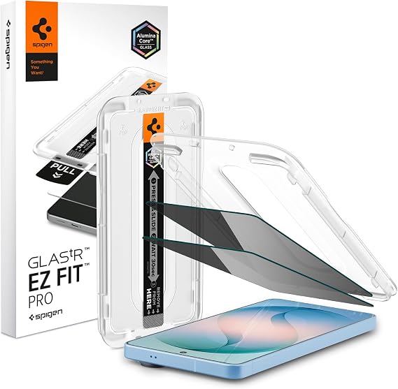 Spigen Galaxy S26 Plus ile Uyumlu Hayalet Ekran Koruyucu Cam Kolay Kurulum Glas.tR EZ Fit Pro Privacy (2 Adet) - AGL11081