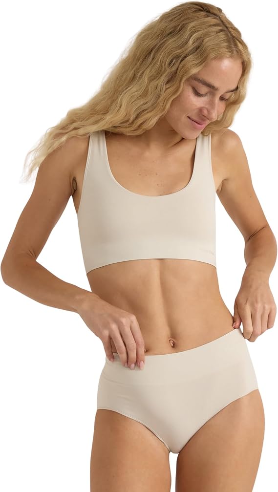 Organic Basics Women's Smooth Scoop Neck Seamless Bralette
