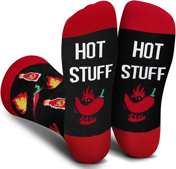 Funny Socks for Men Women - Novelty Gifts Funky Cotton Crazy Crew Socks - Christmas Funny Gifts Stocking Stuffers