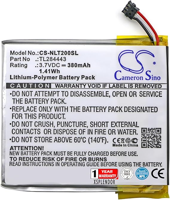 KML Replacement Battery for Nest Learning Thermostat 2nd Generation Learning Thermostat 3rd Generation Learning Thermostat 3rd Gen T3007ES T3008US A0013 TL284443