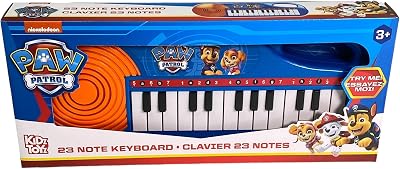 Paw Patrol 23 Note Electronic Keyboard - Learn to Play Piano Music Education for Kids and Preschoolers Ages 3