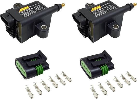 AEM 30-2853 High Output IGBT Inductive Smart Ignition Coil Universal SET OF 2
