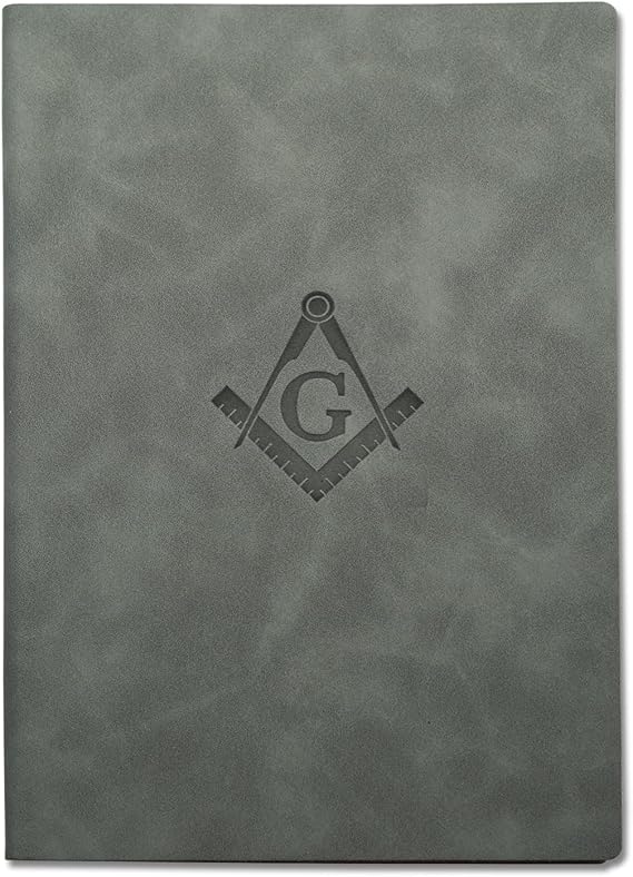Square & Compass Masonic Bound Journal (Gray)