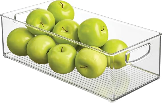 iDesign Stackable Storage Bin - Clear