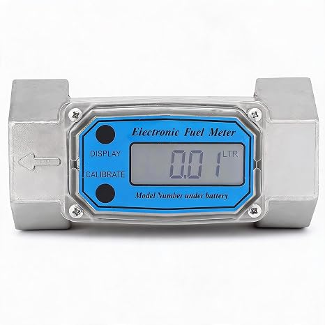 1.5in NPT Digital Flowmeter for Water Oil Fuel Gasoline